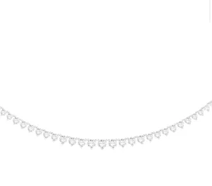 16 Inch Floating Diamond Tennis Necklace