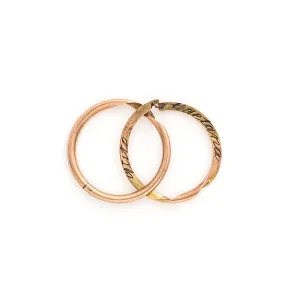 1922 9K Gold Antique Split Ring