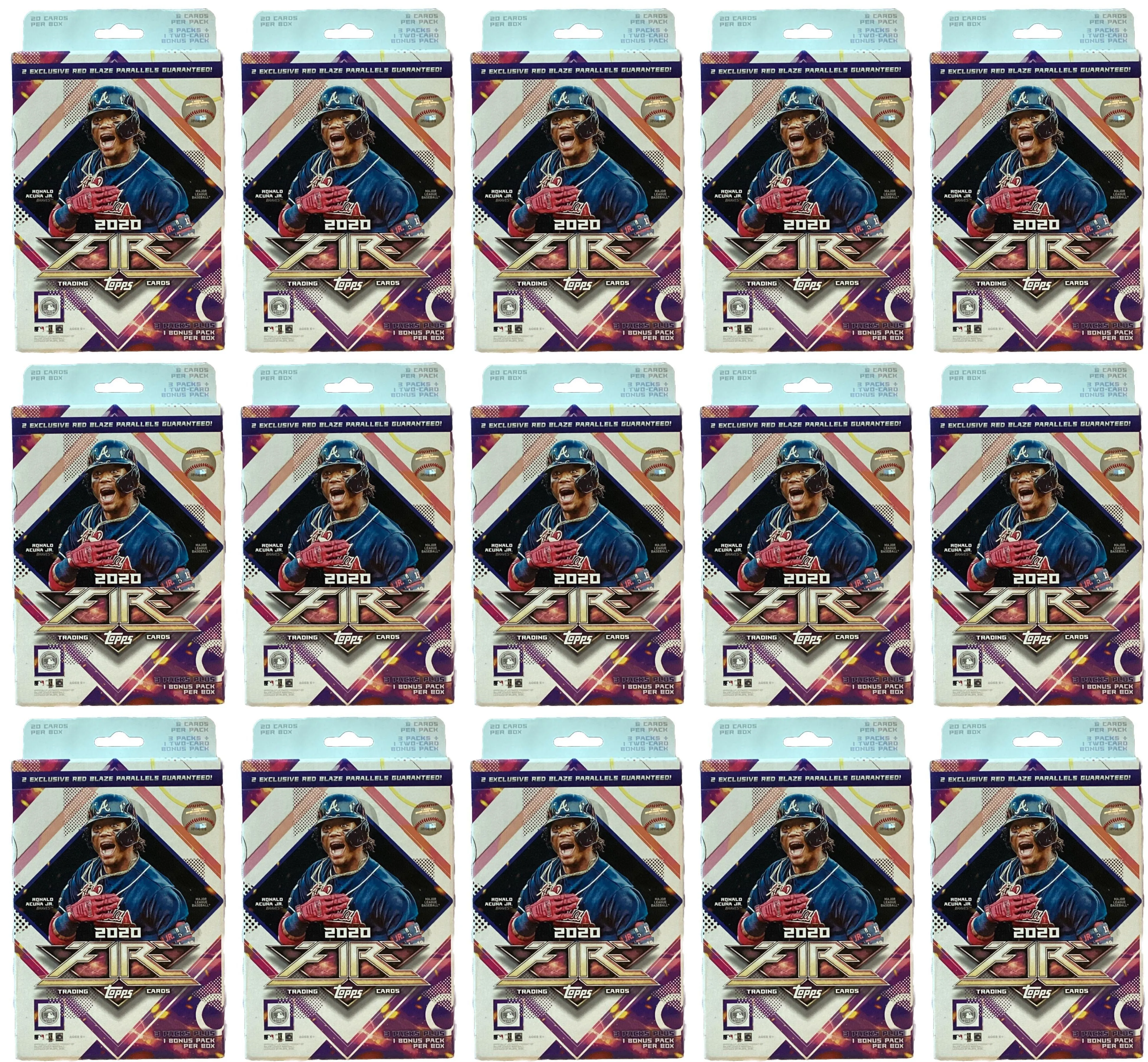 2020 Topps Fire Hanger Box 15x Lot