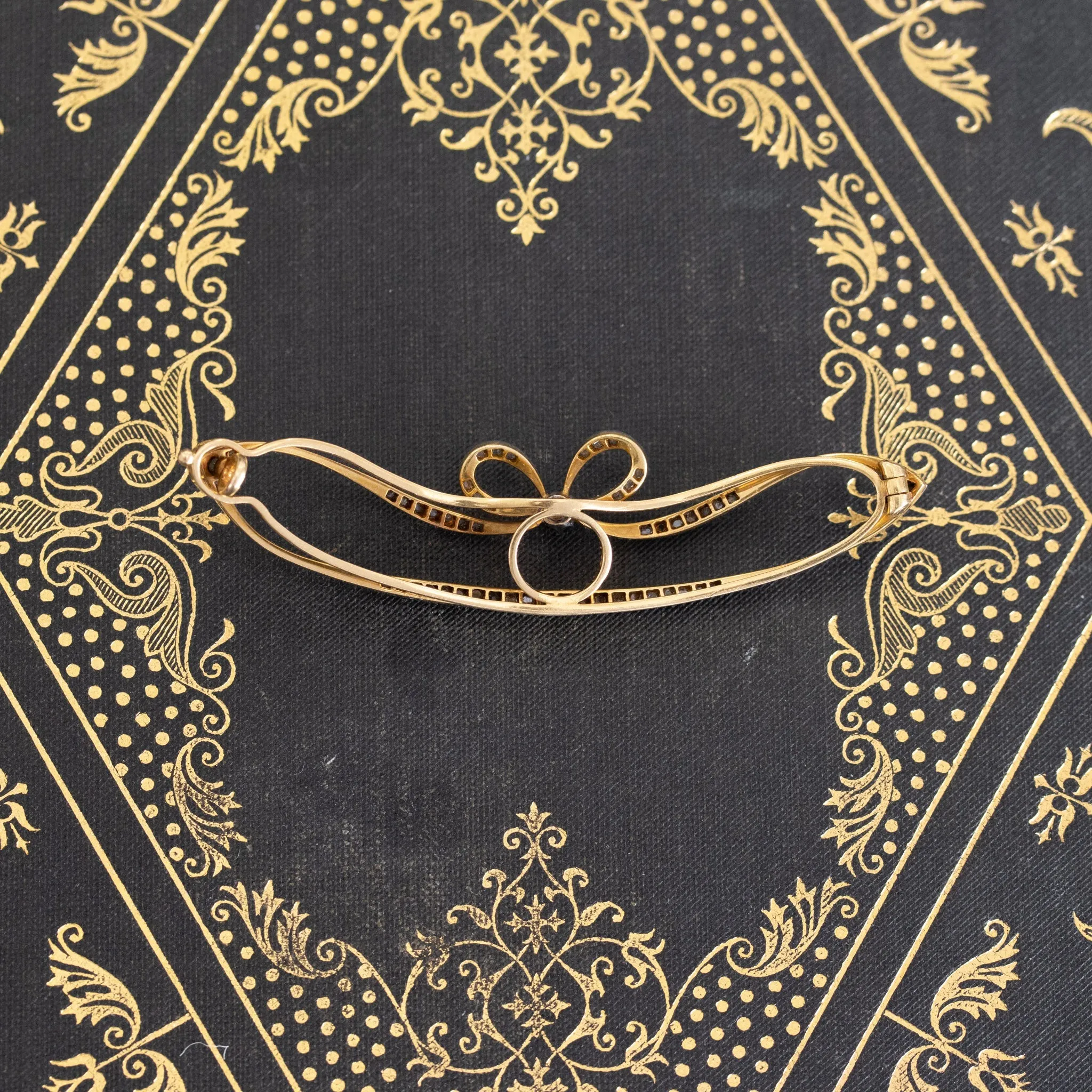 .33ctw Edwardian Diamond Barette