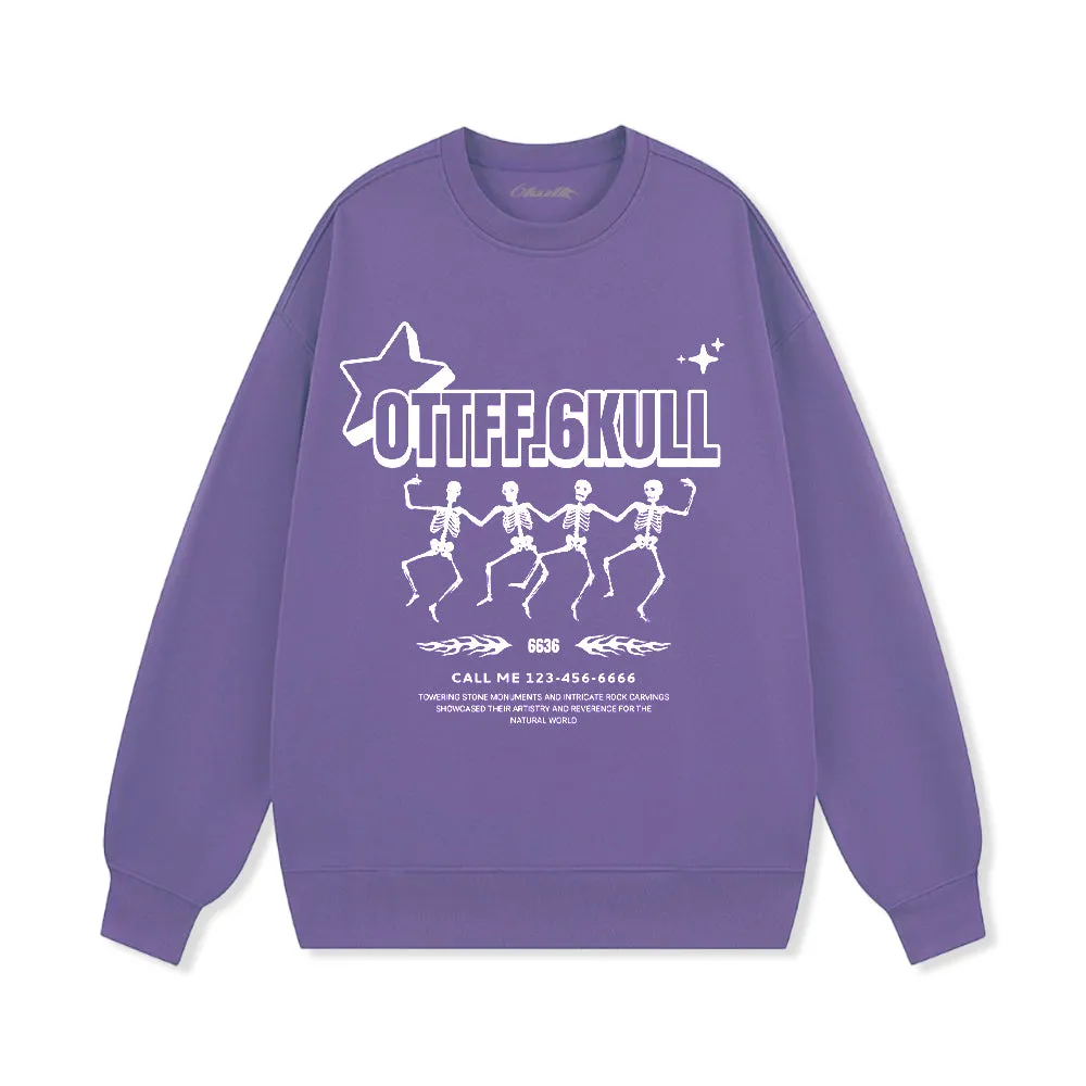 6Kull Skeleton Dance Sweatshirt