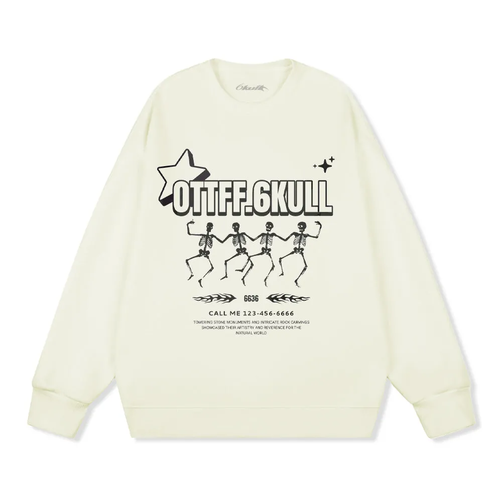 6Kull Skeleton Dance Sweatshirt
