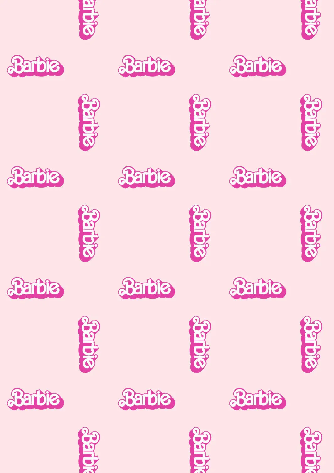 80s Logo Giftwrap - Pink