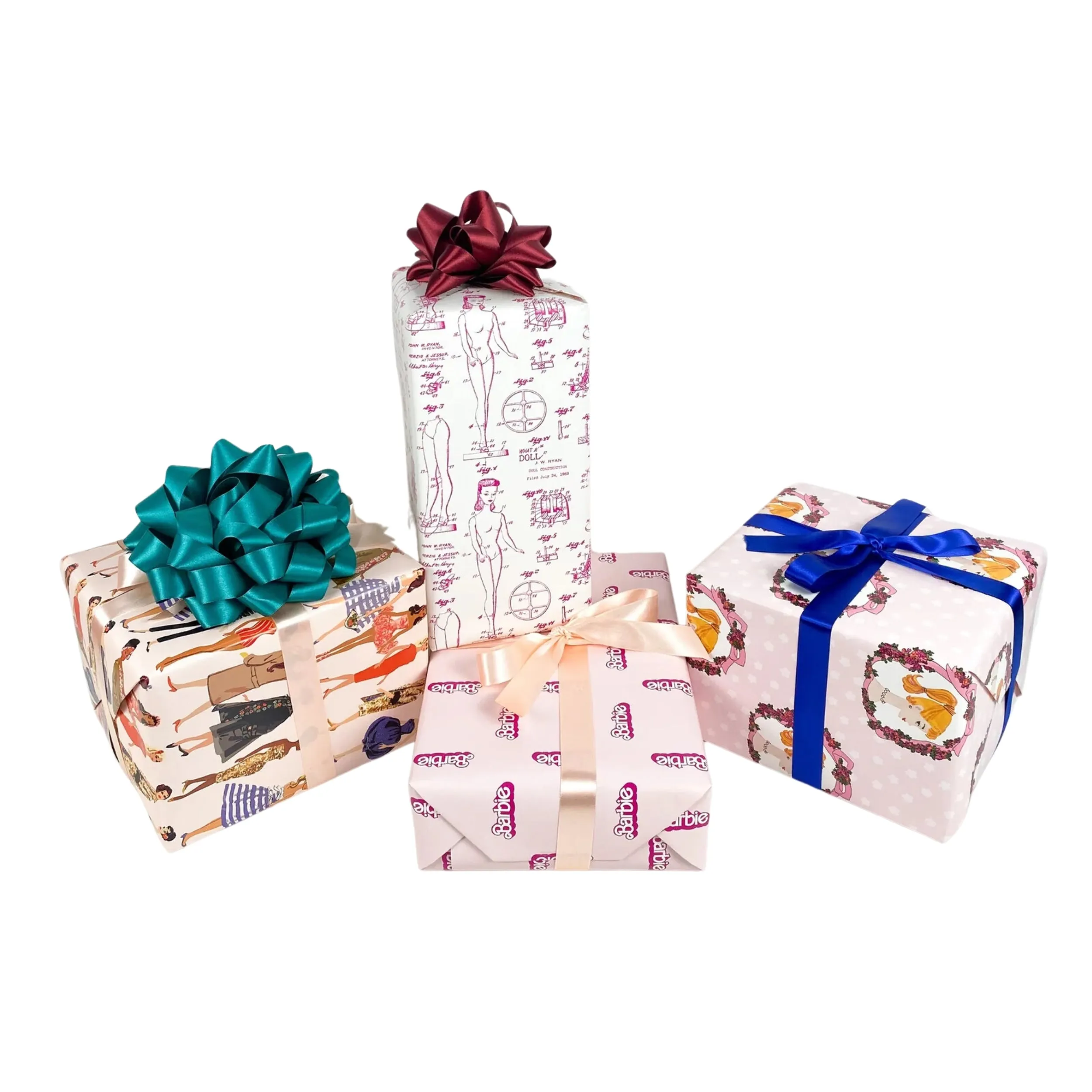 80s Logo Giftwrap - Pink
