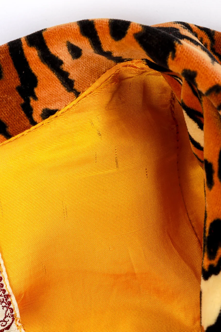 Abstract Leopard Velvet Jacket and Pant Set