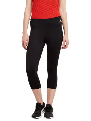 Alcis Women Solid Black Tights