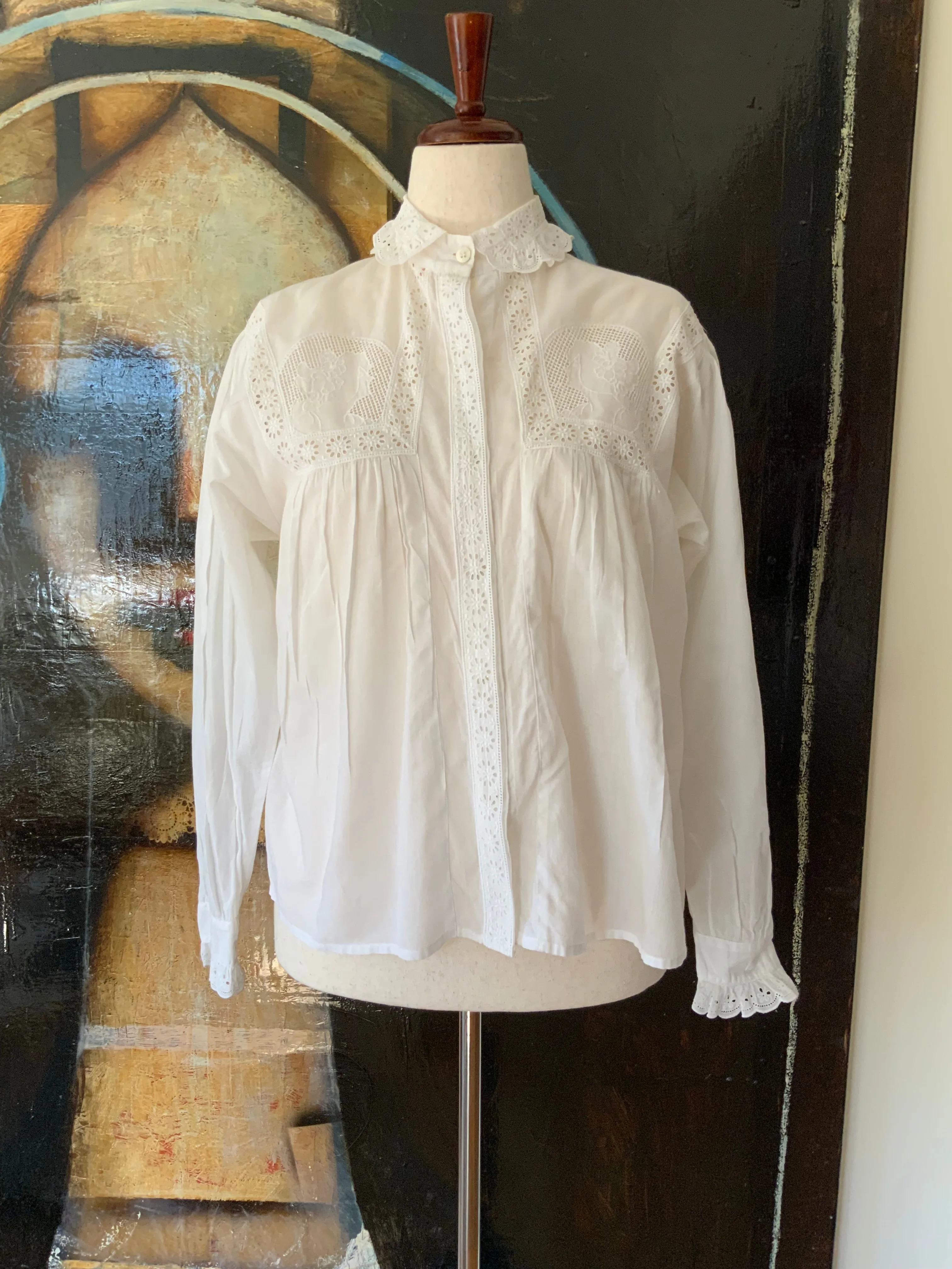 Antique Cotton Blouse - 1900 - ED12