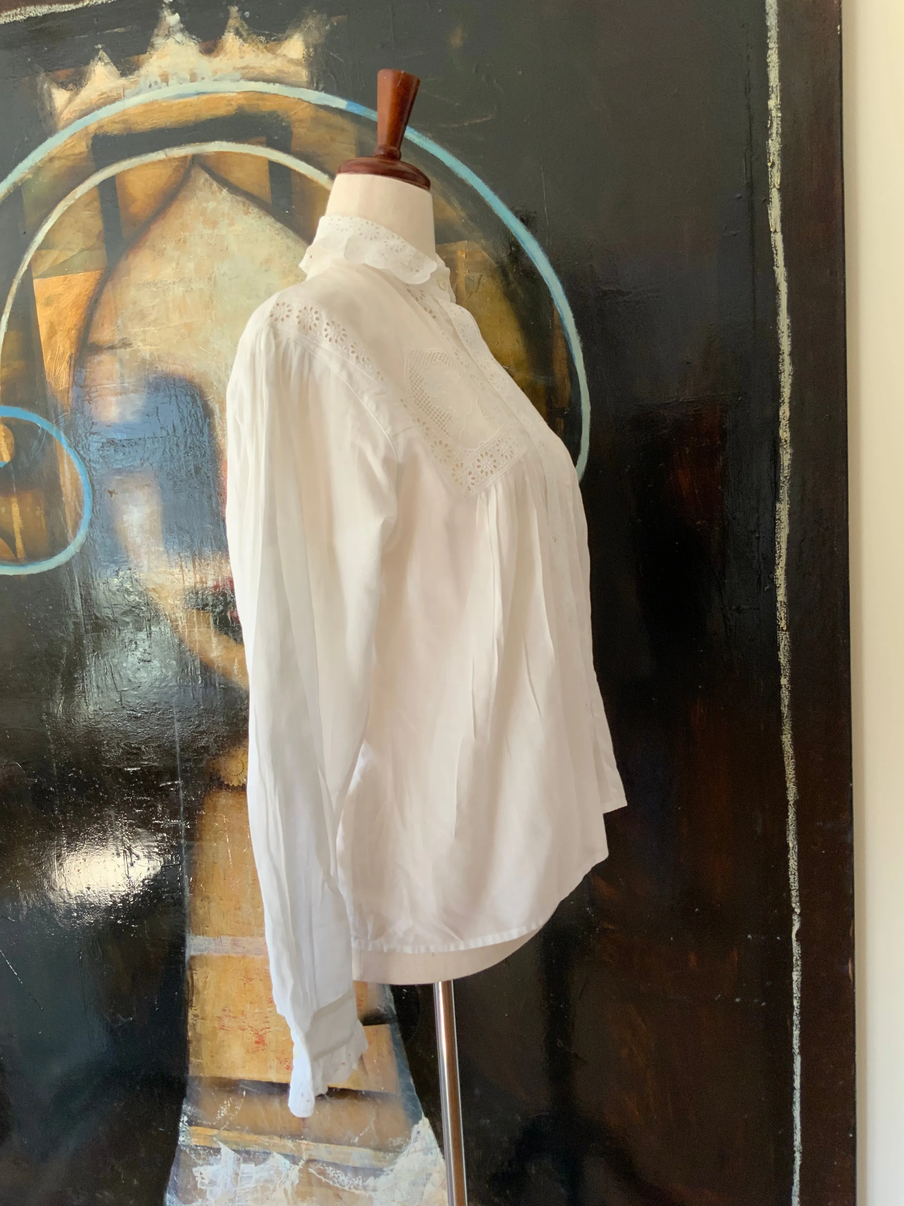 Antique Cotton Blouse - 1900 - ED12