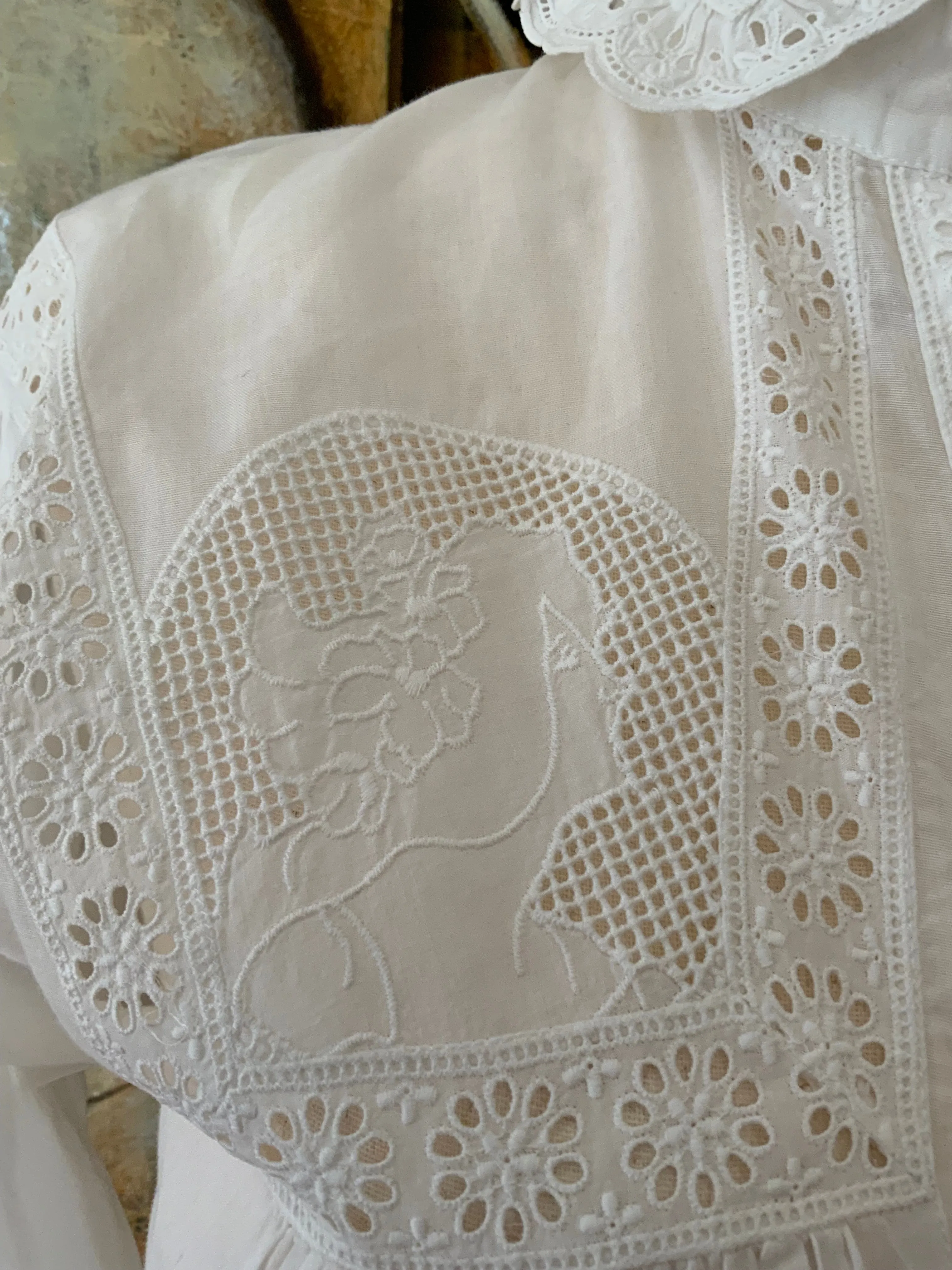 Antique Cotton Blouse - 1900 - ED12