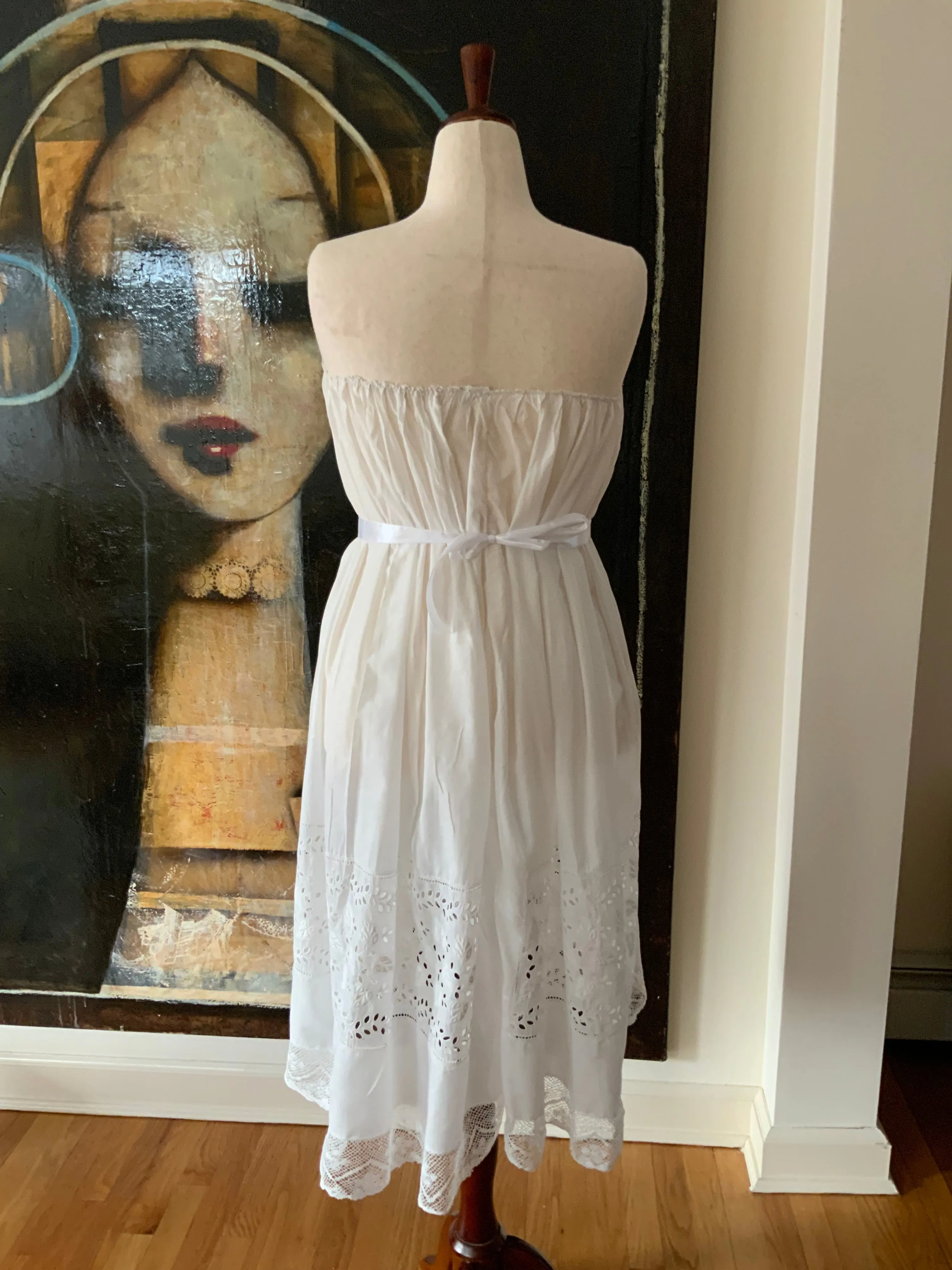 Antique Cotton Petticoat - 1900s - ED13
