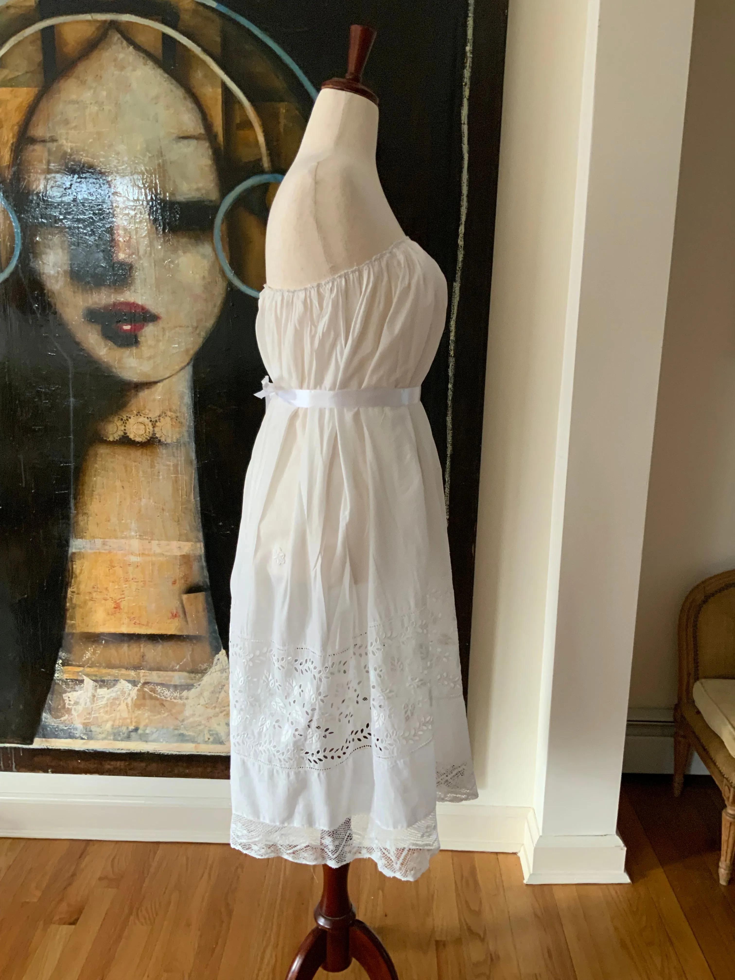 Antique Cotton Petticoat - 1900s - ED13