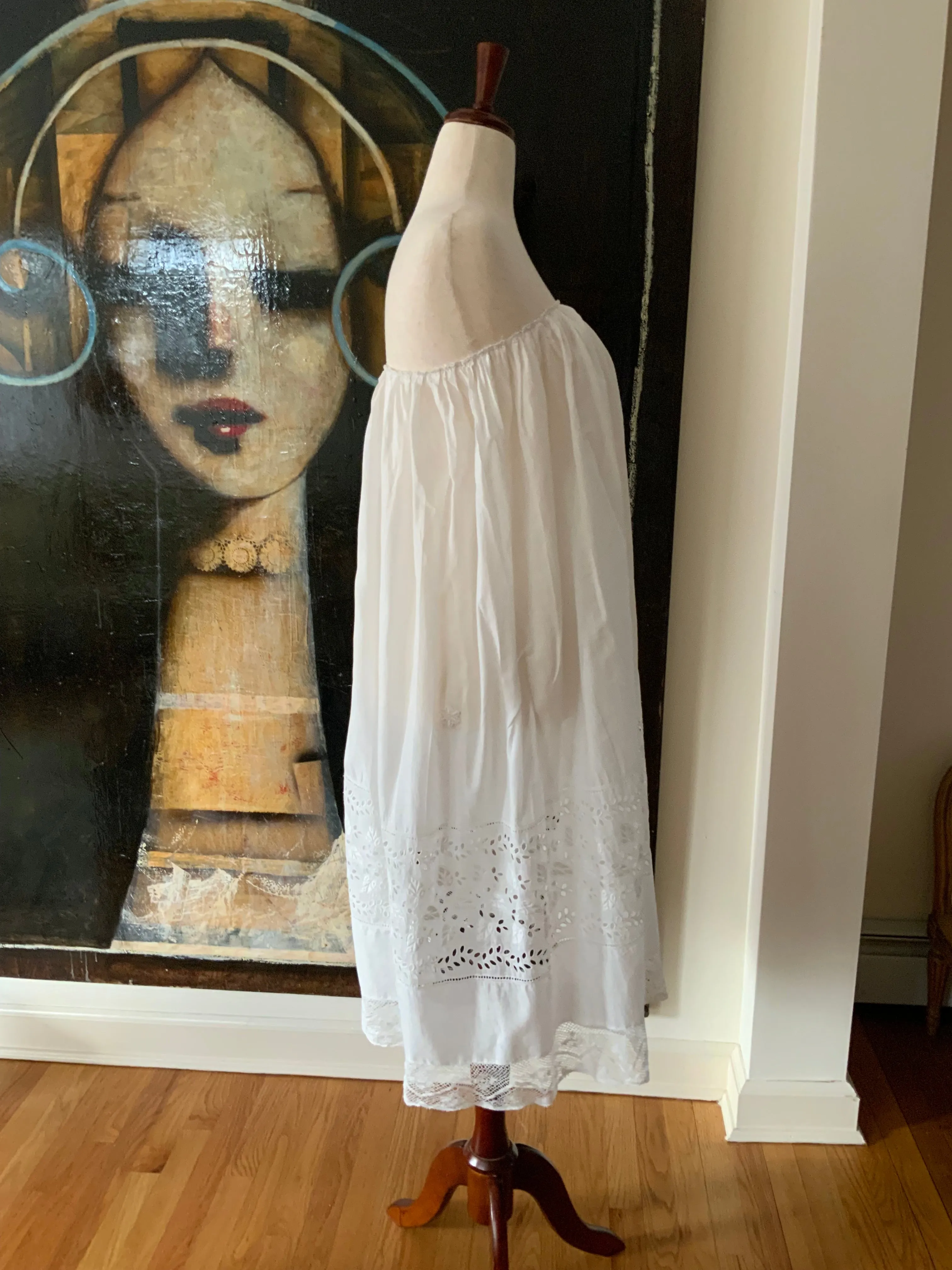 Antique Cotton Petticoat - 1900s - ED13
