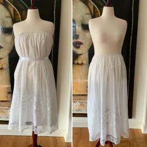 Antique Cotton Petticoat - 1900s - ED13