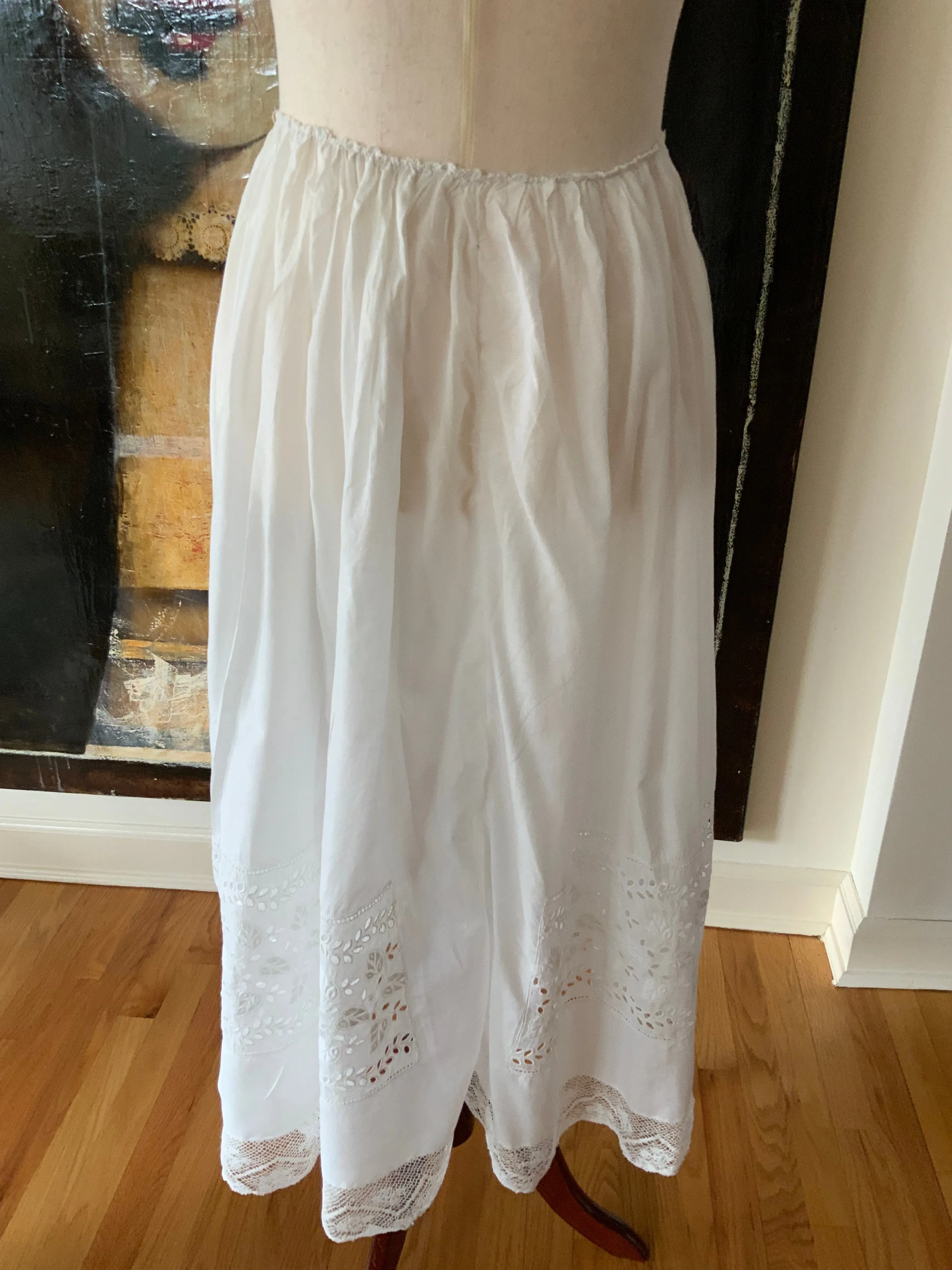 Antique Cotton Petticoat - 1900s - ED13