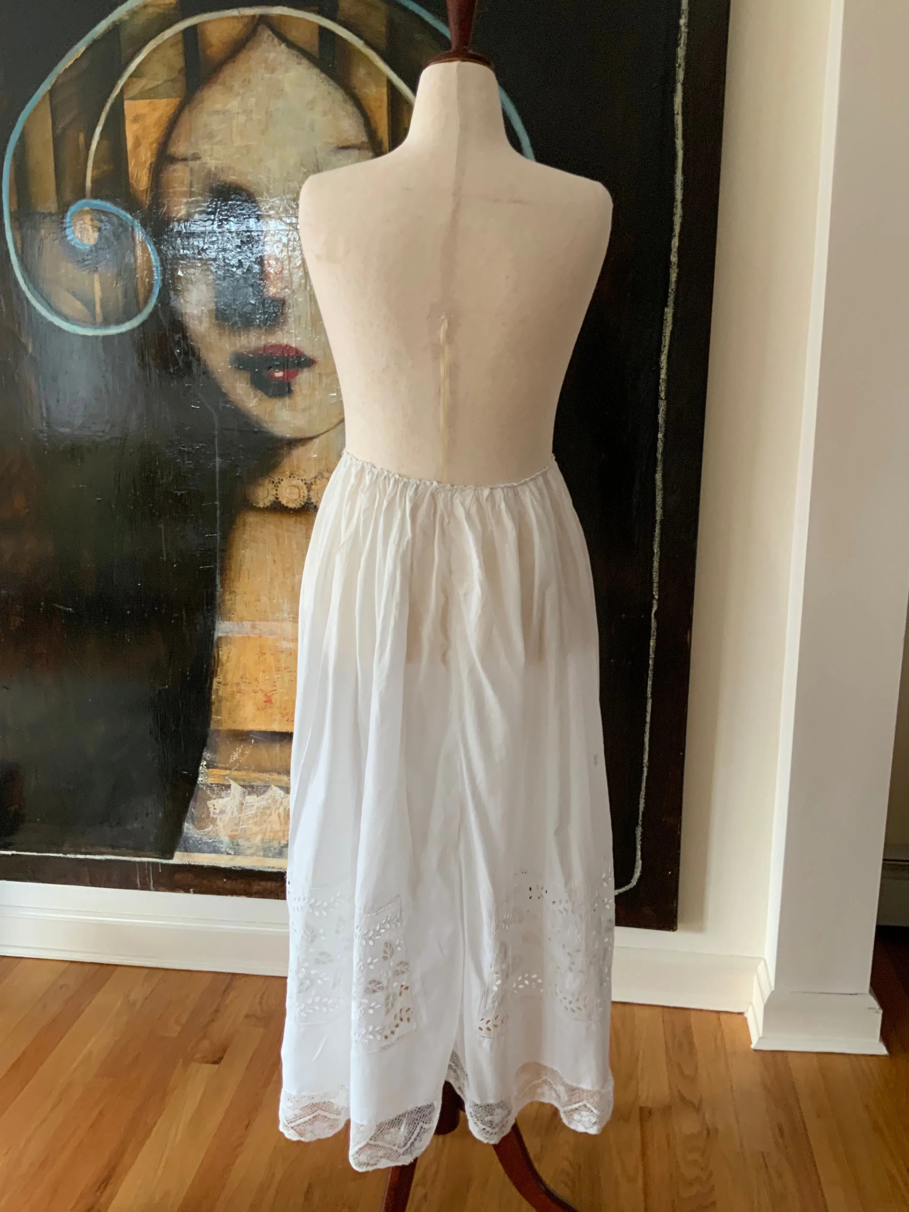 Antique Cotton Petticoat - 1900s - ED13