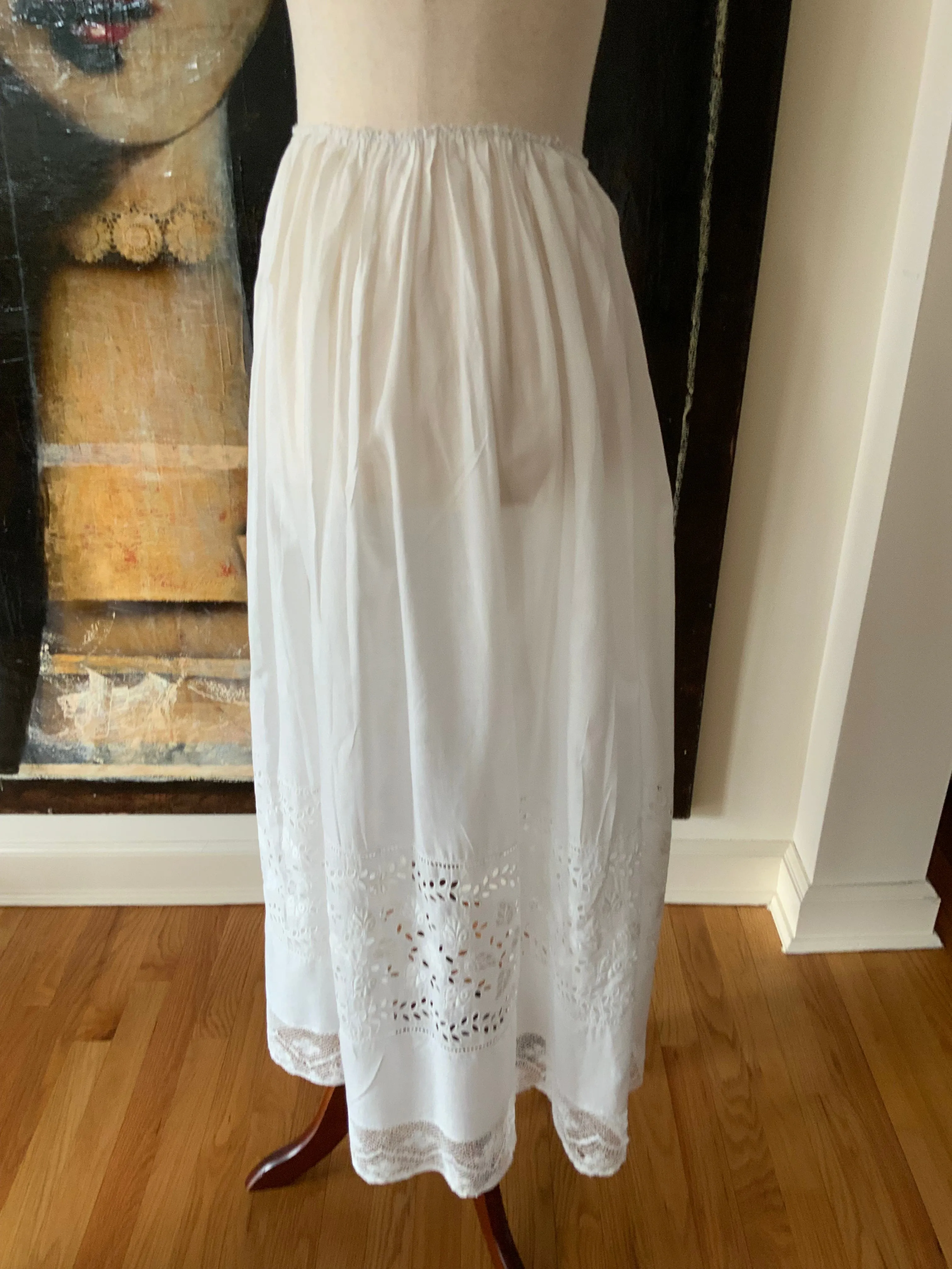 Antique Cotton Petticoat - 1900s - ED13