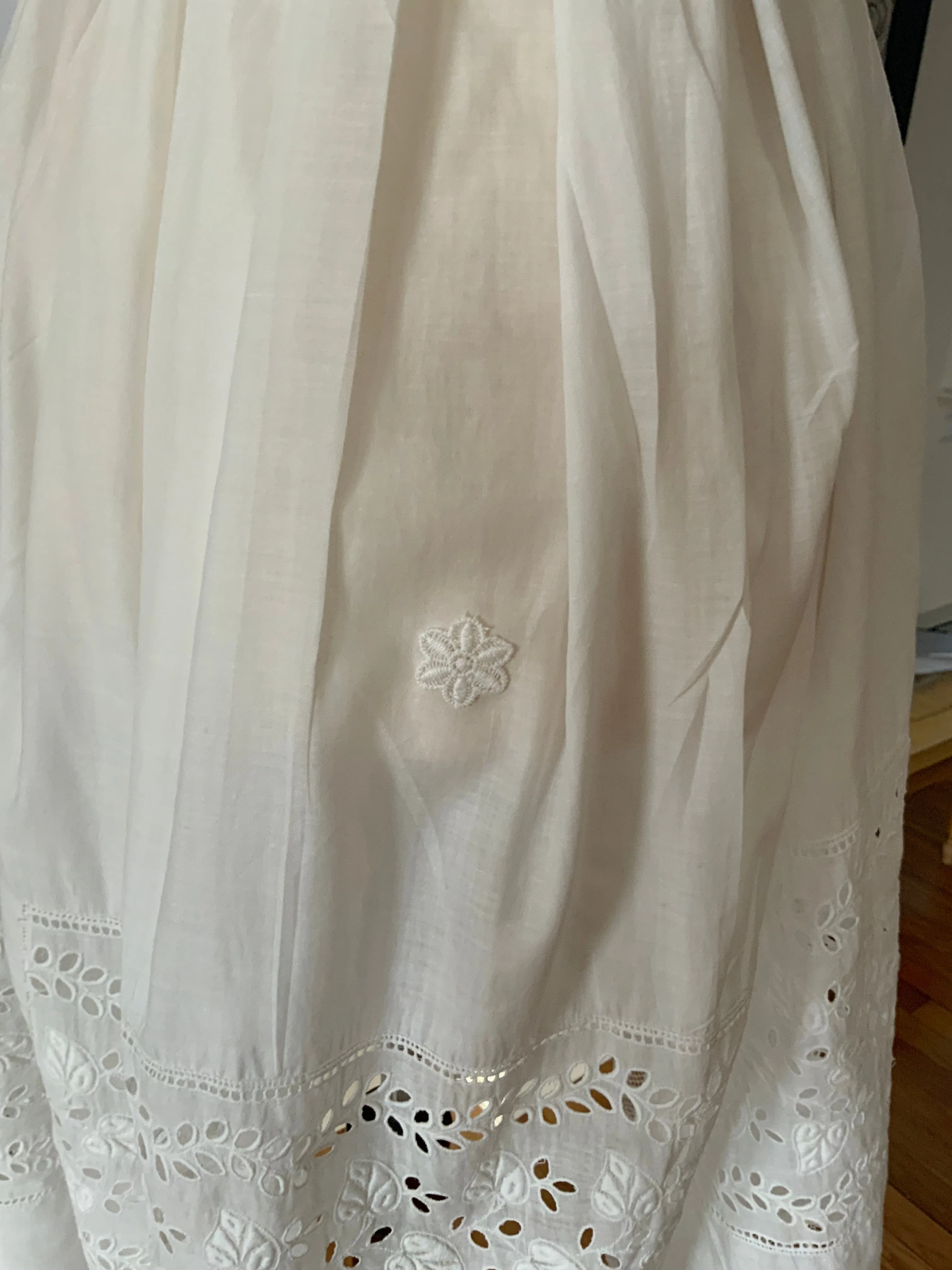 Antique Cotton Petticoat - 1900s - ED13