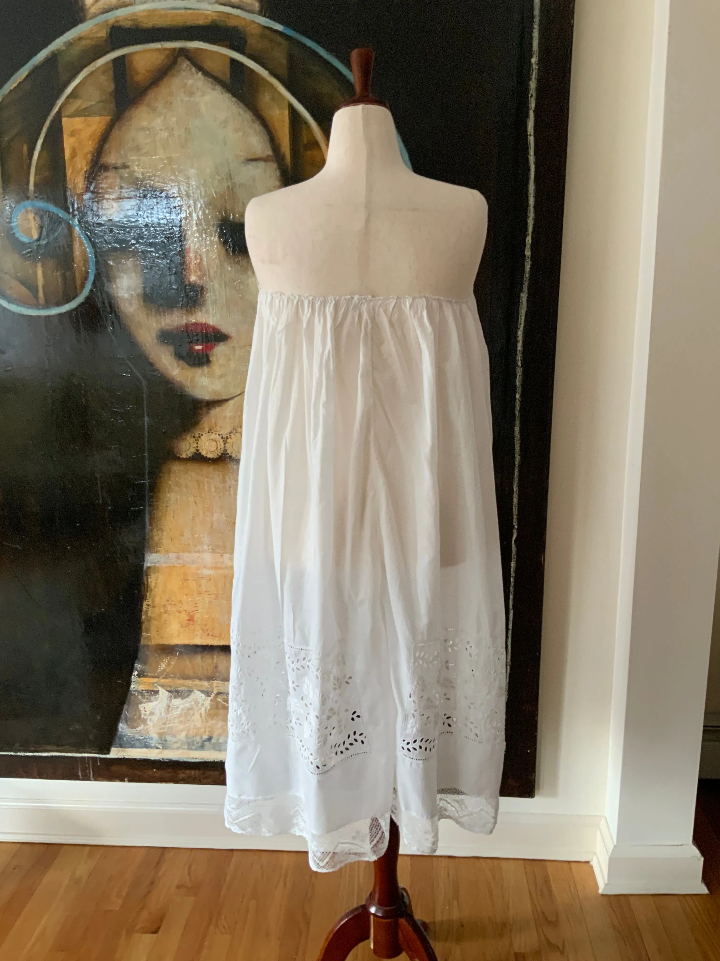 Antique Cotton Petticoat - 1900s - ED13