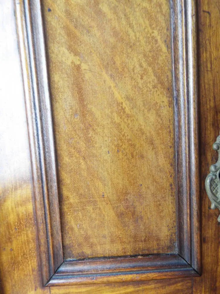 Antique Victorian Large Wooden Wall Display Cabinet Wood