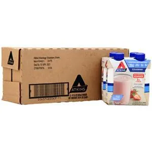 Atkins Ready To Drink Shake (RTD Tetra-Can) Strawberry 12 cans