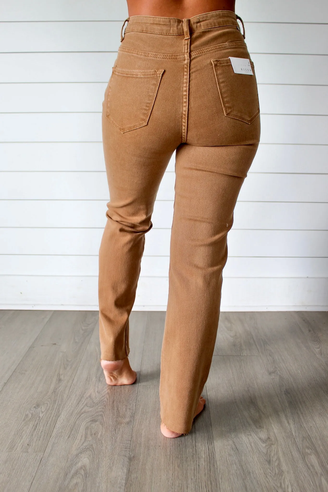 Austin High Rise Straight • Camel - FINAL SALE