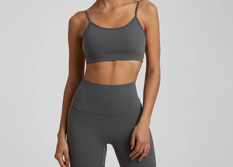 Back Shaping Shockproof Sports Bra Women's Outdoor Running