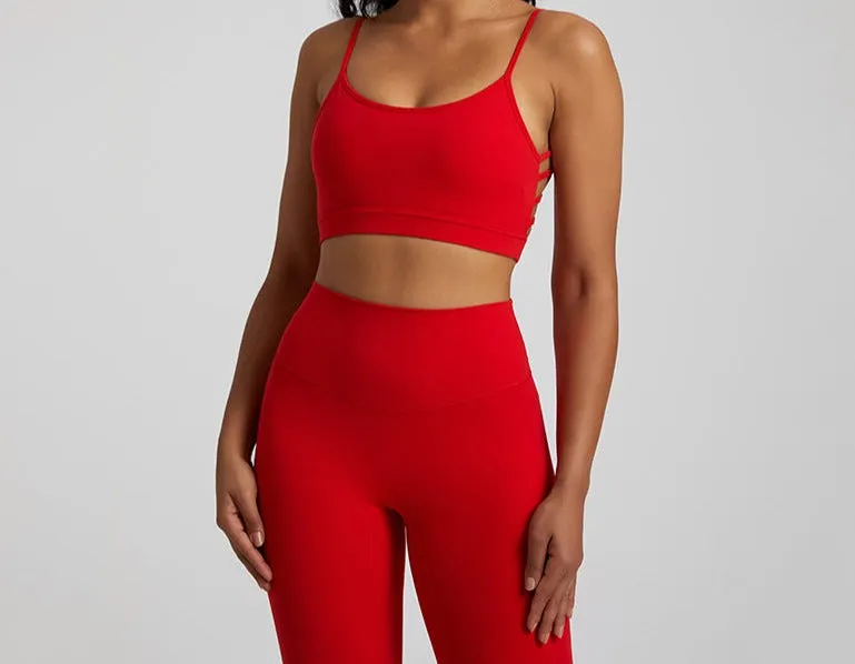 Back Shaping Shockproof Sports Bra Women's Outdoor Running