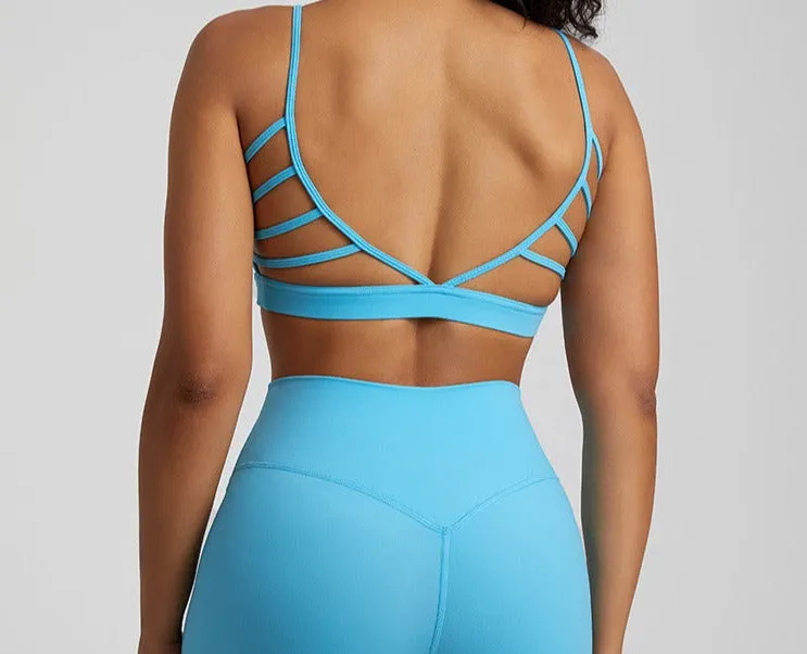 Back Shaping Shockproof Sports Bra Women's Outdoor Running