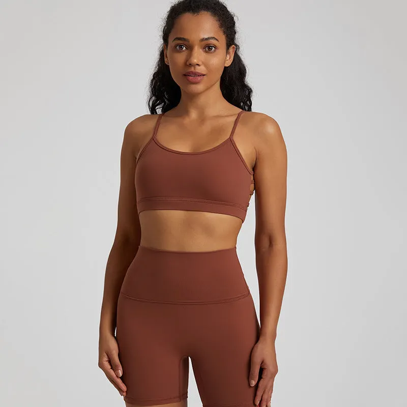 Back Shaping Shockproof Sports Bra Women's Outdoor Running