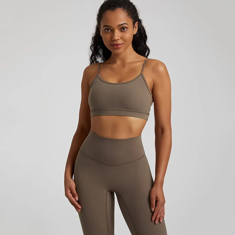 Back Shaping Shockproof Sports Bra Women's Outdoor Running