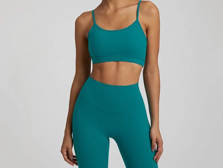 Back Shaping Shockproof Sports Bra Women's Outdoor Running