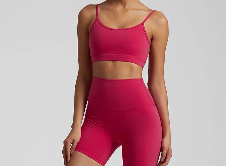 Back Shaping Shockproof Sports Bra Women's Outdoor Running