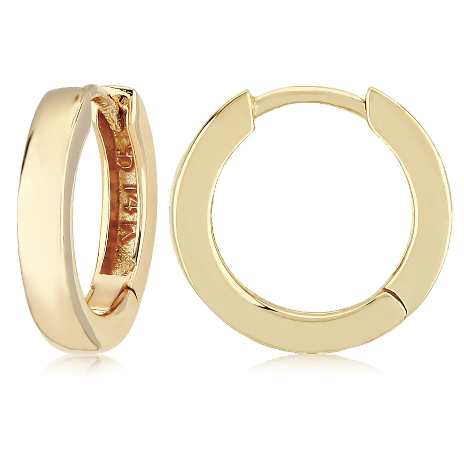 Ben Garelick Classic High Polish Huggie Hoops