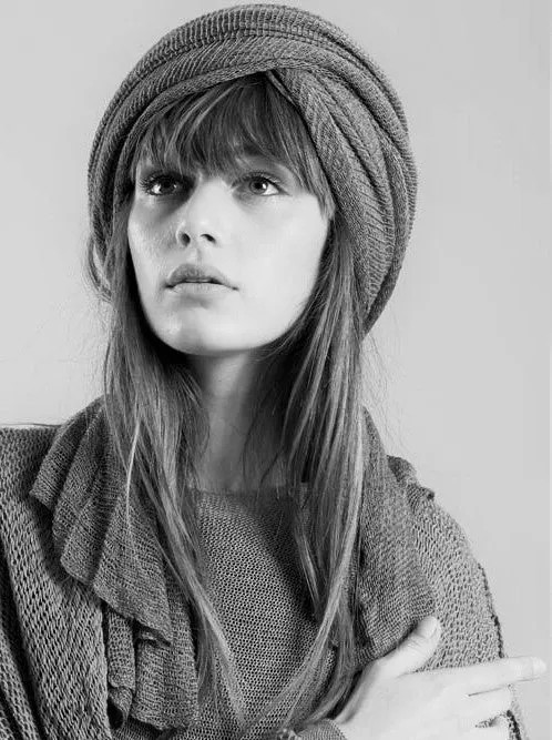 Big Soy Air Scarf -Dusty Dark Blue
