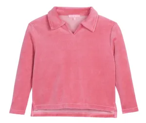 Bisby Polo Pullover - Rose Velour
