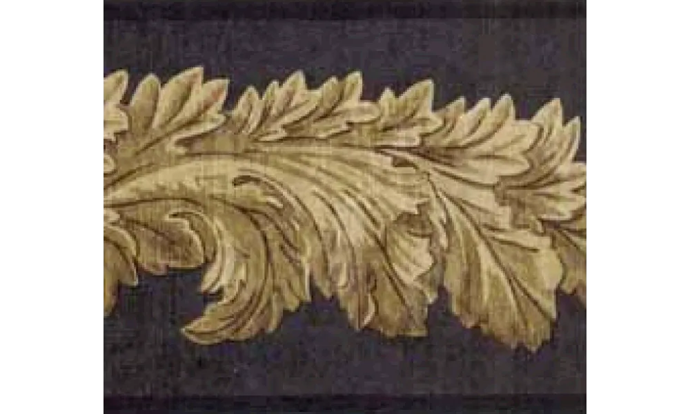 Black Leaf Molding 41706280 Wallpaper Border