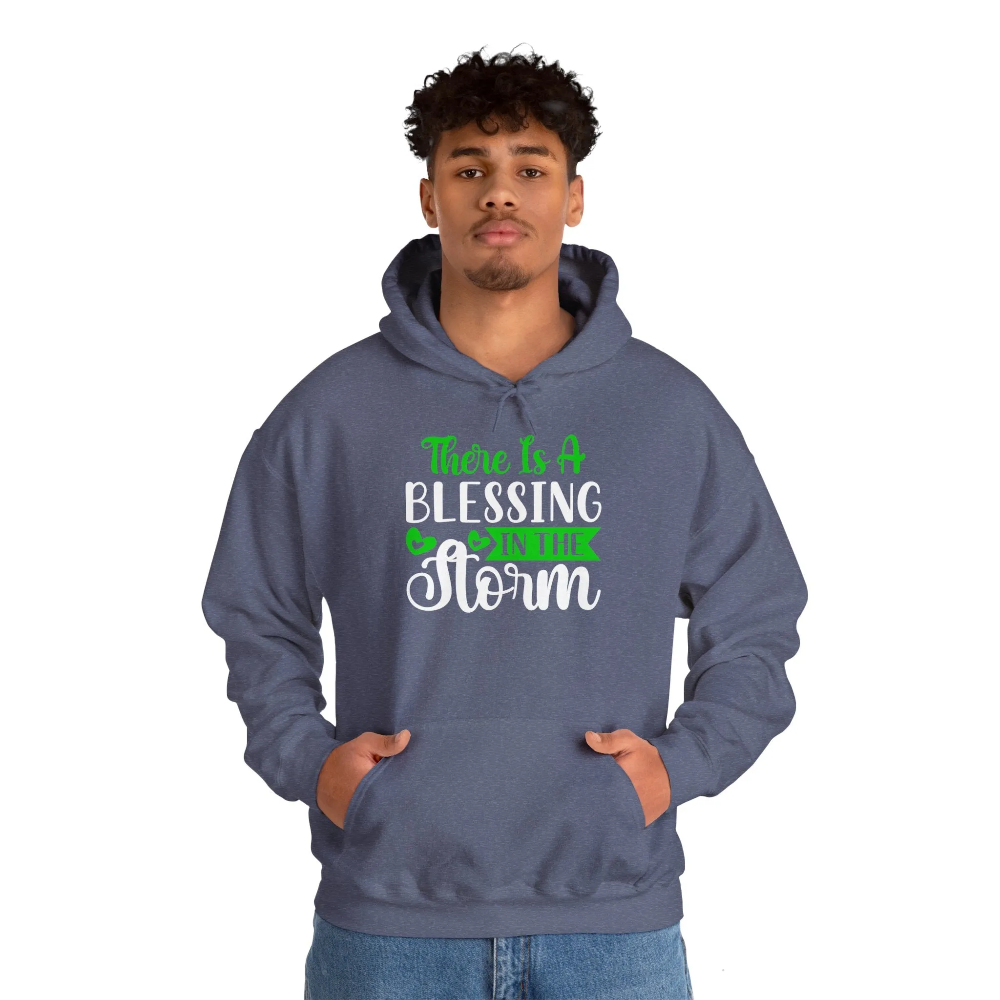 Blessing in the Storm Hoodie | Unisex Heavy Blend Sweatshirt for Comfort and Style