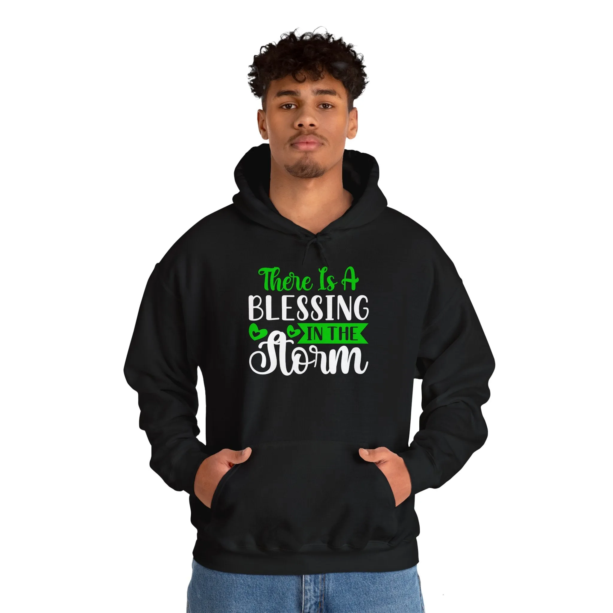 Blessing in the Storm Hoodie | Unisex Heavy Blend Sweatshirt for Comfort and Style