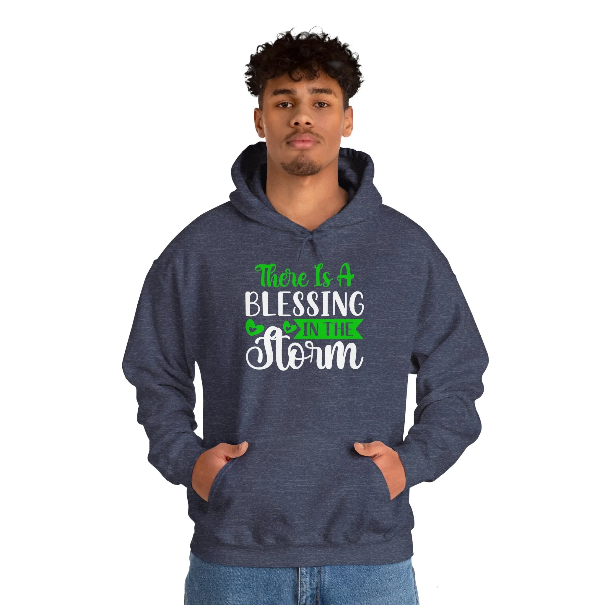 Blessing in the Storm Hoodie | Unisex Heavy Blend Sweatshirt for Comfort and Style