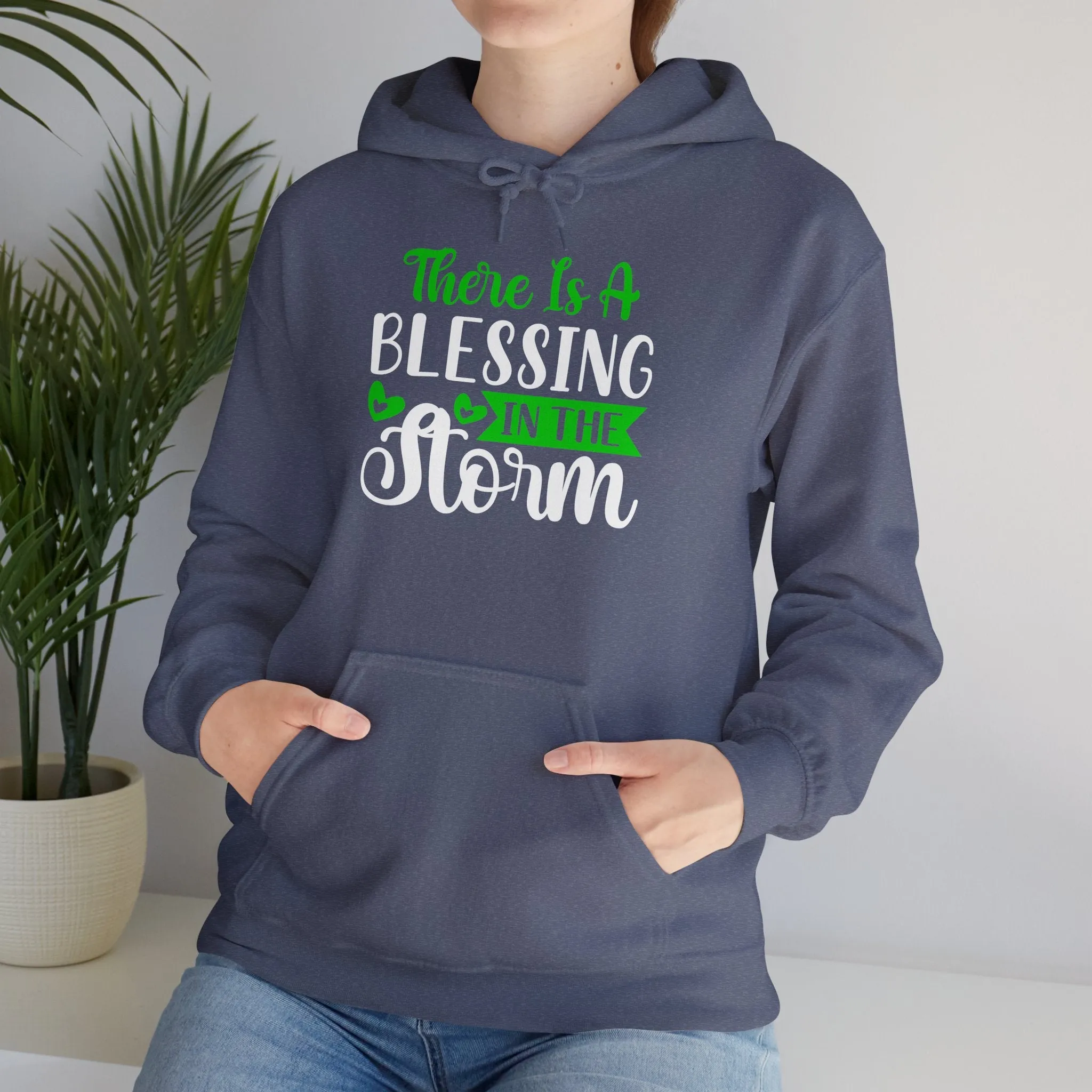Blessing in the Storm Hoodie | Unisex Heavy Blend Sweatshirt for Comfort and Style