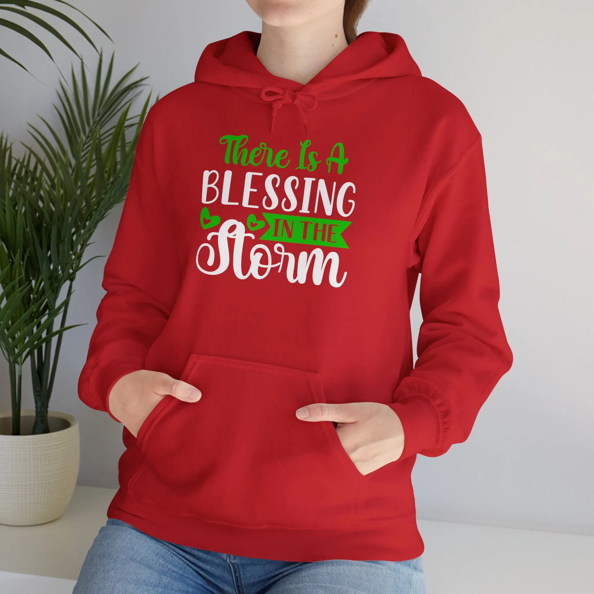 Blessing in the Storm Hoodie | Unisex Heavy Blend Sweatshirt for Comfort and Style