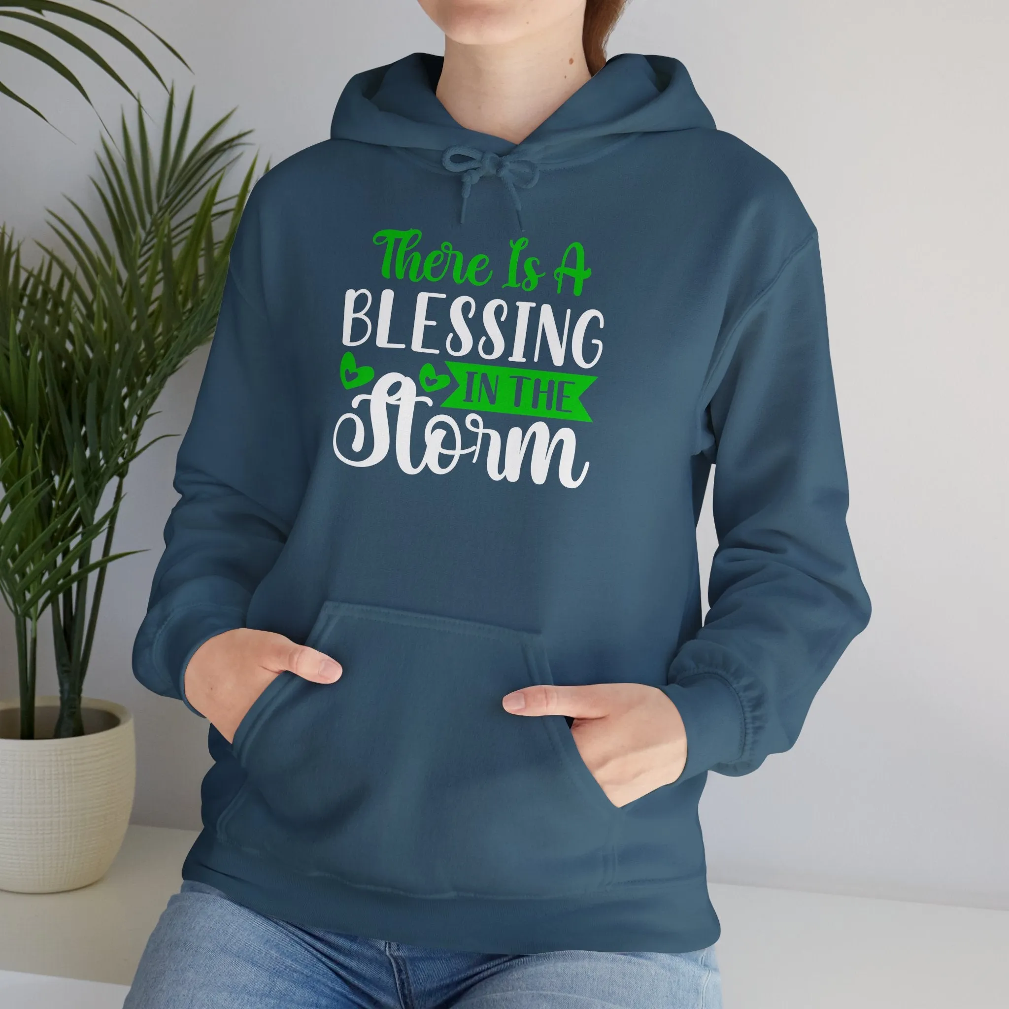 Blessing in the Storm Hoodie | Unisex Heavy Blend Sweatshirt for Comfort and Style