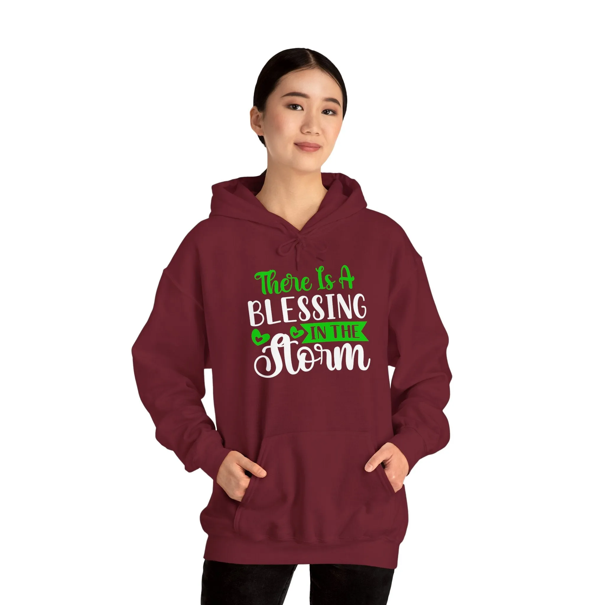 Blessing in the Storm Hoodie | Unisex Heavy Blend Sweatshirt for Comfort and Style