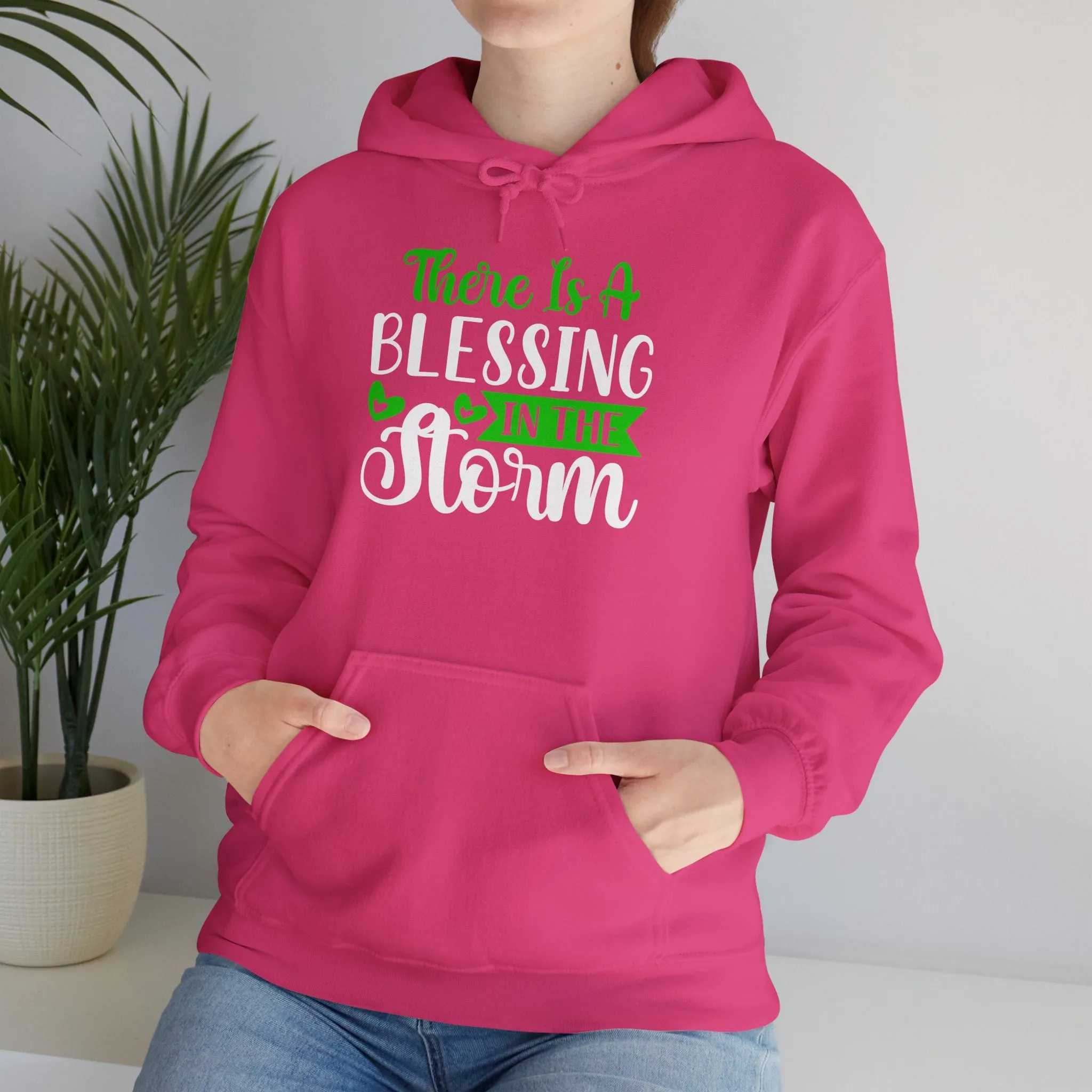 Blessing in the Storm Hoodie | Unisex Heavy Blend Sweatshirt for Comfort and Style