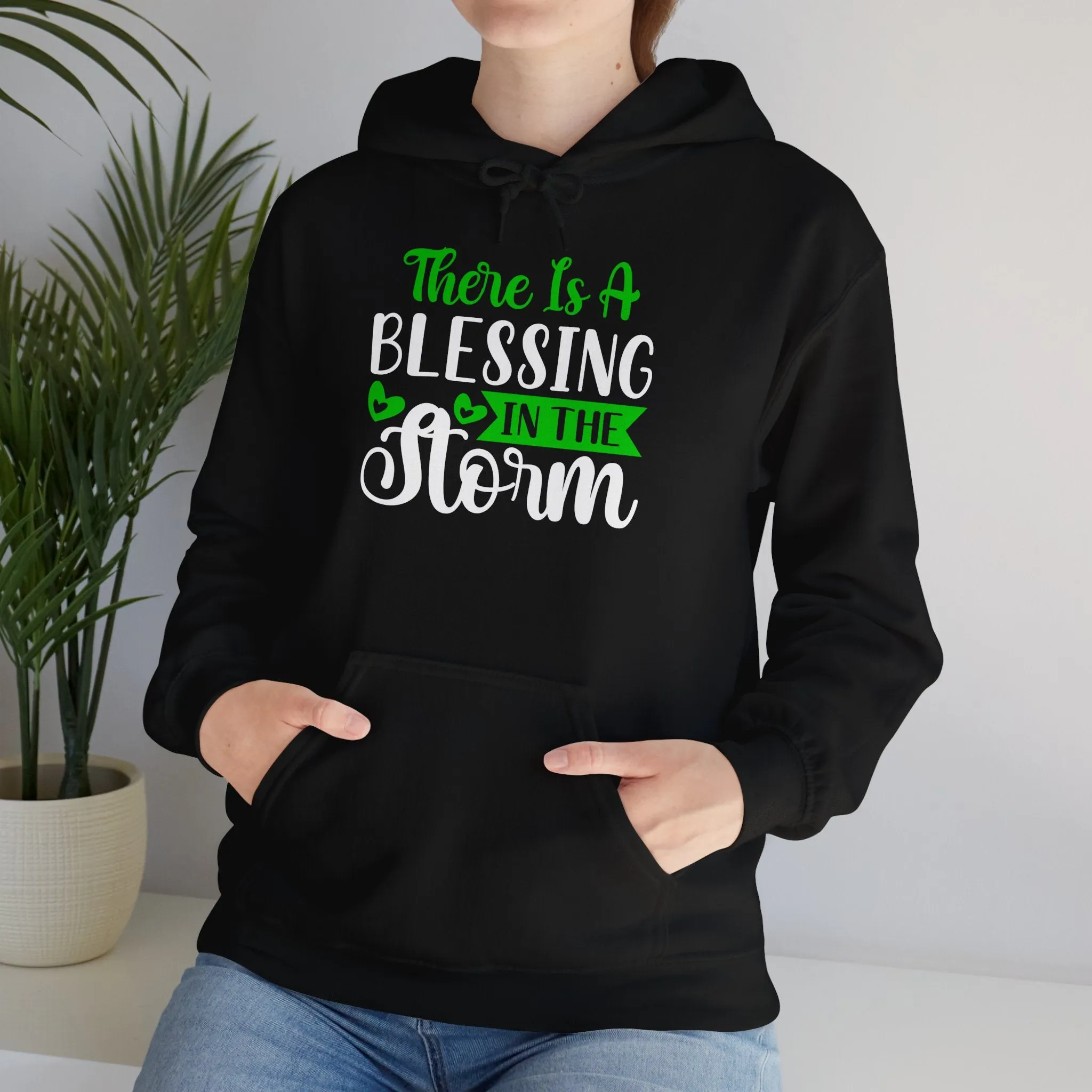 Blessing in the Storm Hoodie | Unisex Heavy Blend Sweatshirt for Comfort and Style