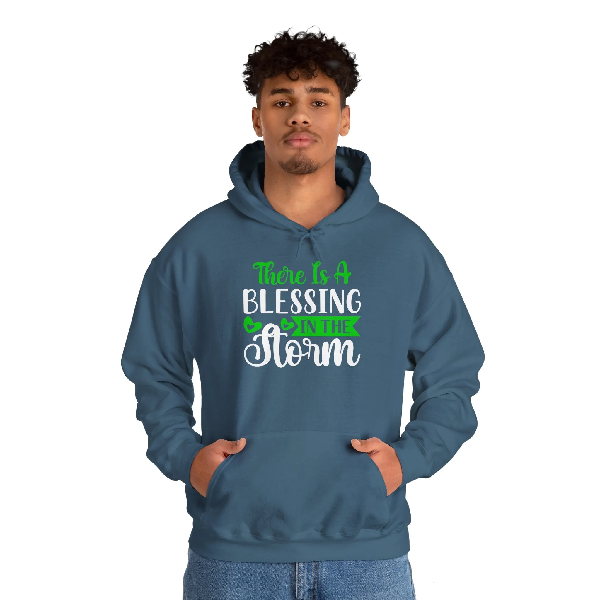 Blessing in the Storm Hoodie | Unisex Heavy Blend Sweatshirt for Comfort and Style