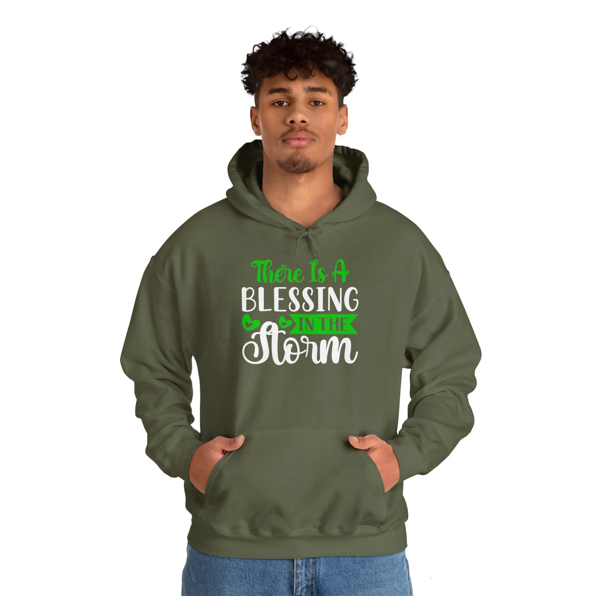Blessing in the Storm Hoodie | Unisex Heavy Blend Sweatshirt for Comfort and Style