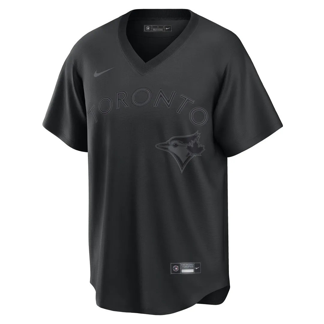 Blue Jays Pitch Black Replica T-Shirt Jersey