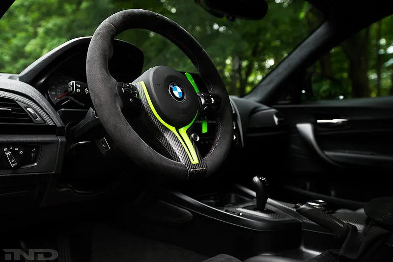 BMW M Performance Steering Wheel Trim - Matte Carbon