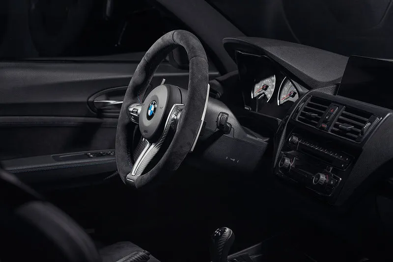 BMW M Performance Steering Wheel Trim - Matte Carbon